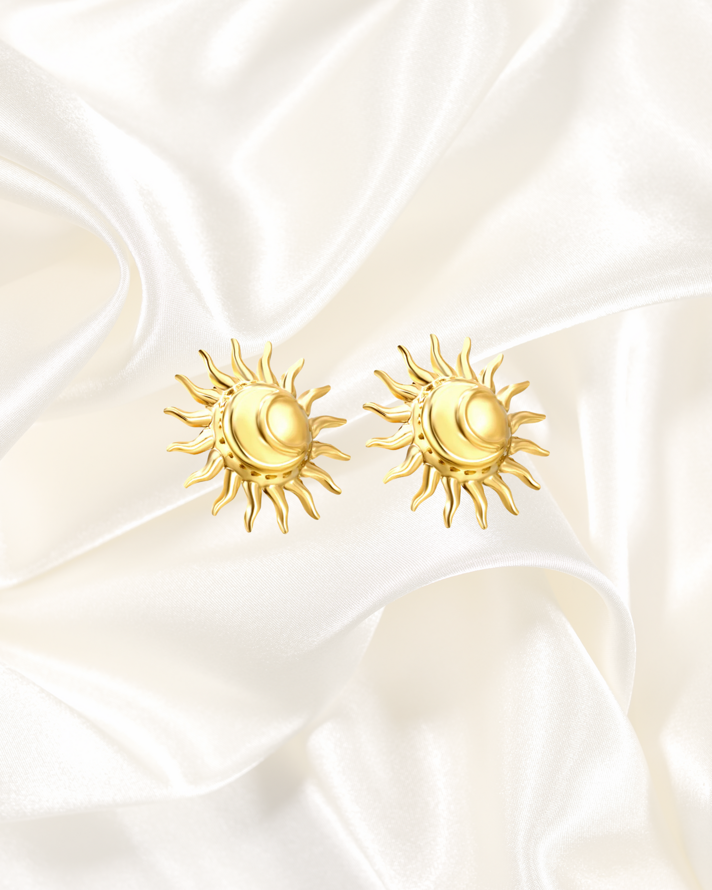 Sunburst Stud Earrings