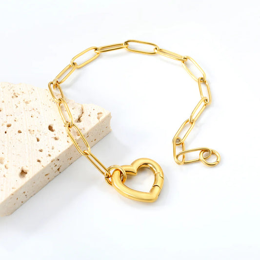 Heart Link Bracelet
