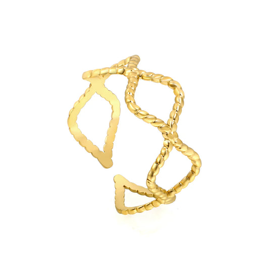 Geometric Openwork Ring