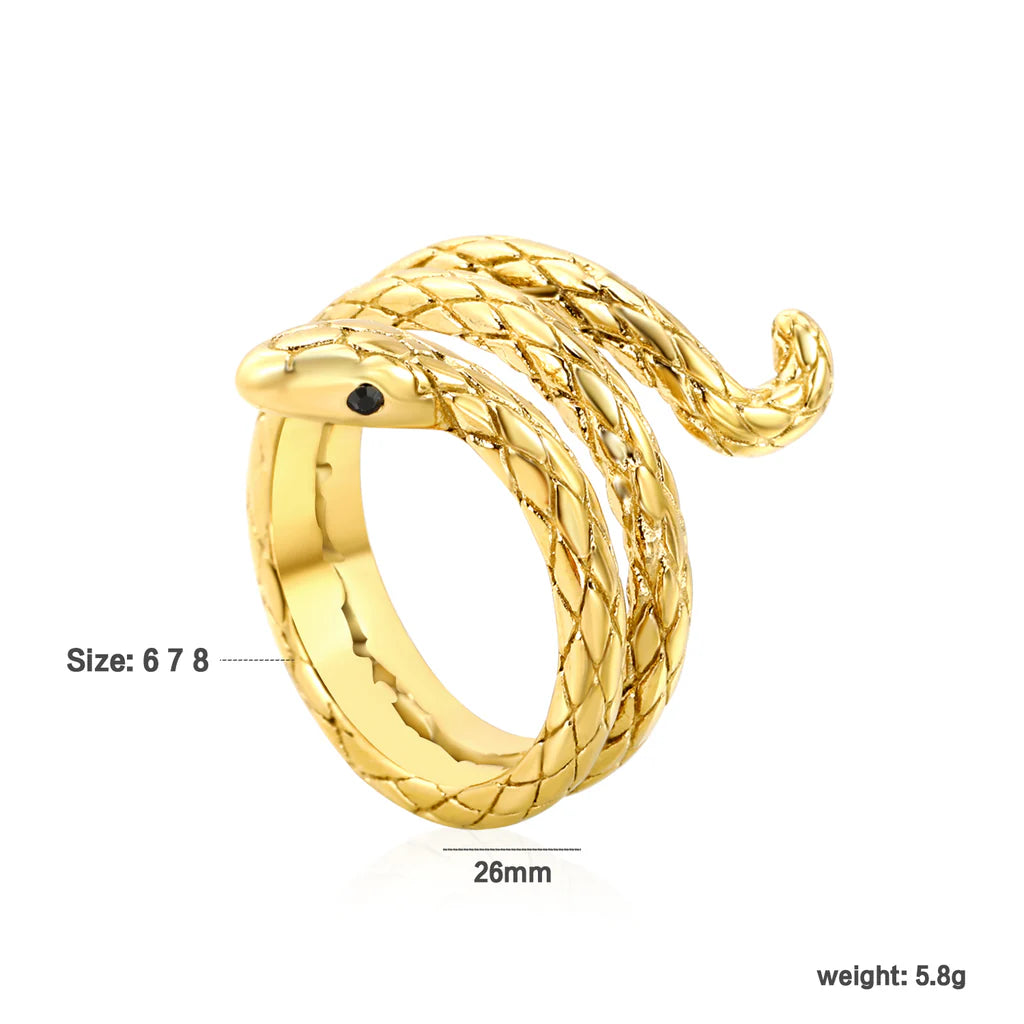 Serpent Coil Ring