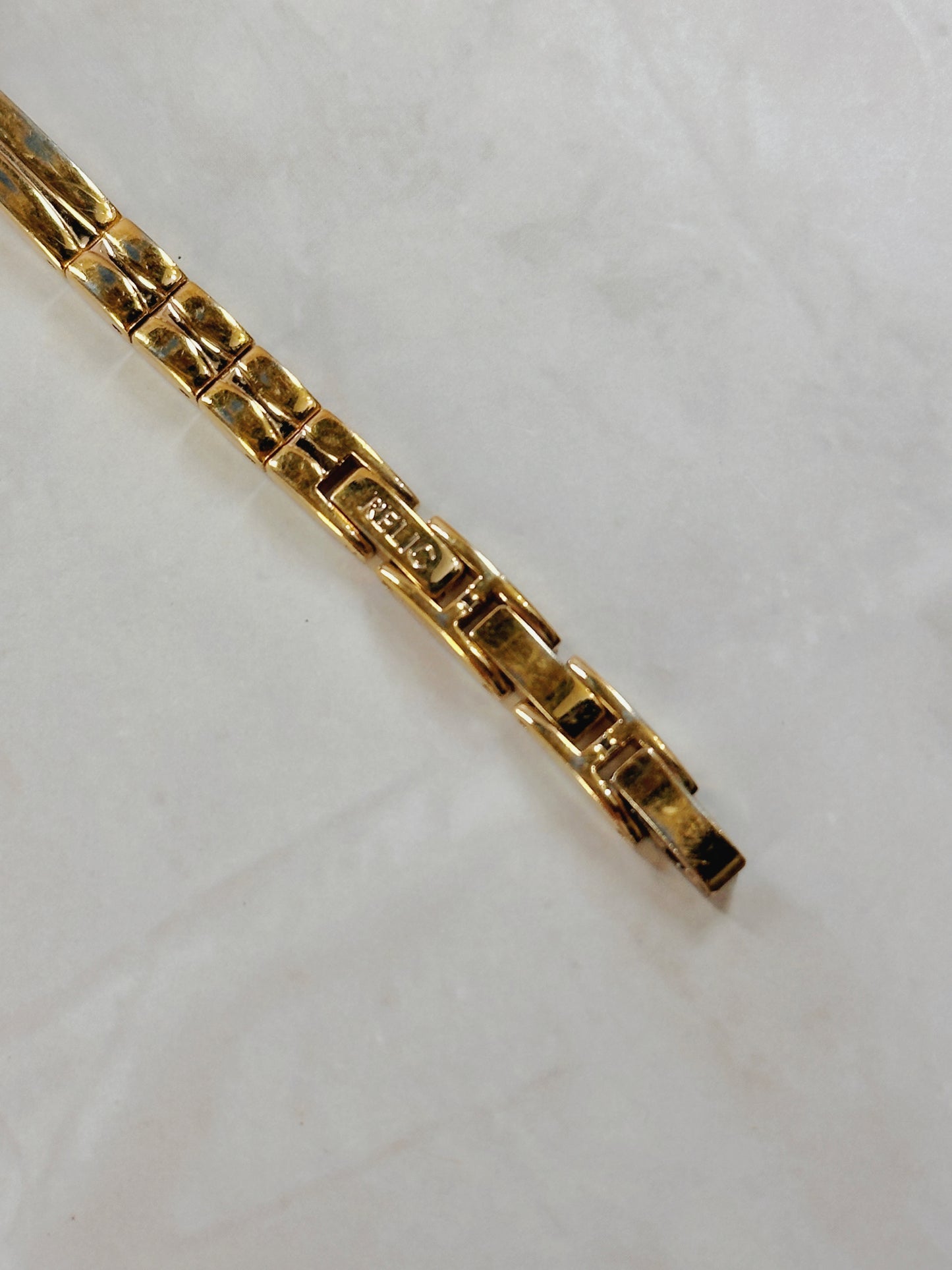 Relic Gold-Tone Ladies Watch – Crystal Accent Bracelet – Elegant Dress Style