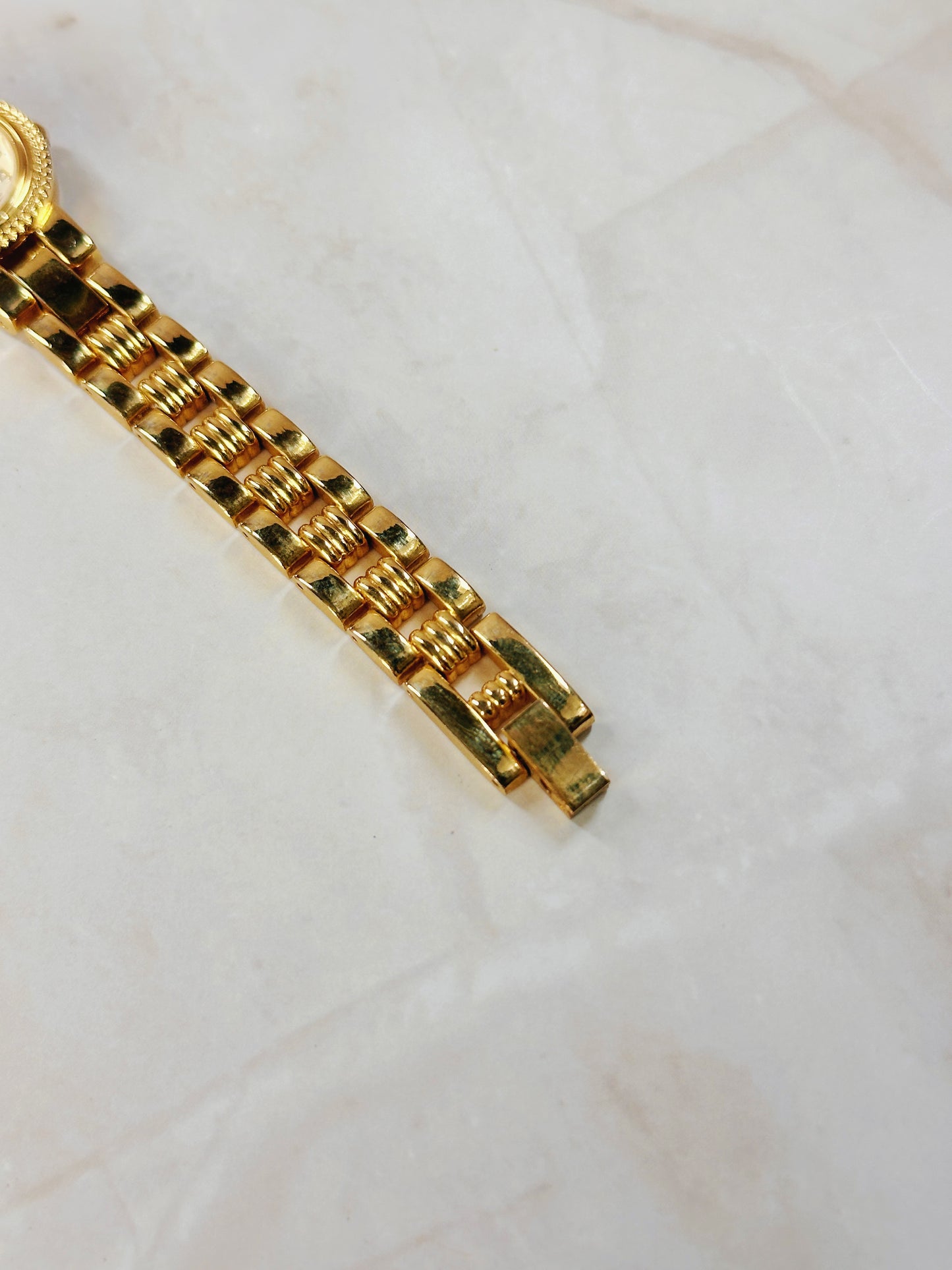 Sag Harbor Gold-Tone Ladies Watch – Petite Dress Style – Quartz