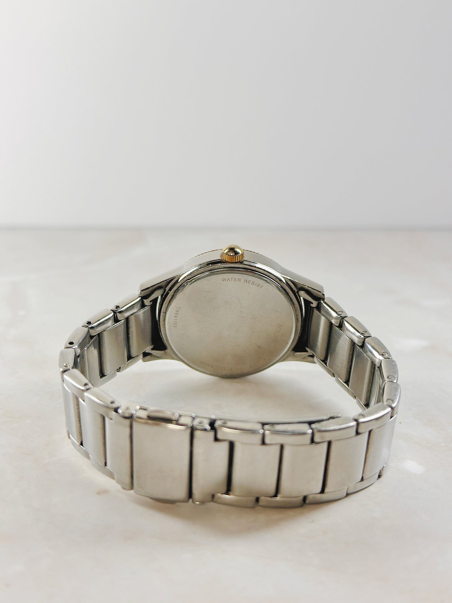 Caravelle by Bulova Two-Tone Watch – Textured Bezel – Ladies – New Battery