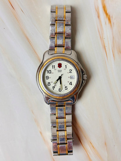 Swiss Army Watch – Two Tone – Date – Classic Field Style