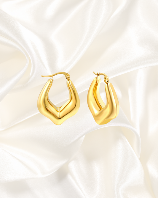 Sculpted Hoop Earrings