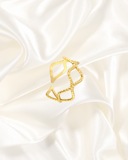 Geometric Openwork Ring