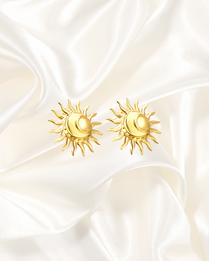 Sunburst Stud Earrings