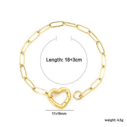 Heart Link Bracelet