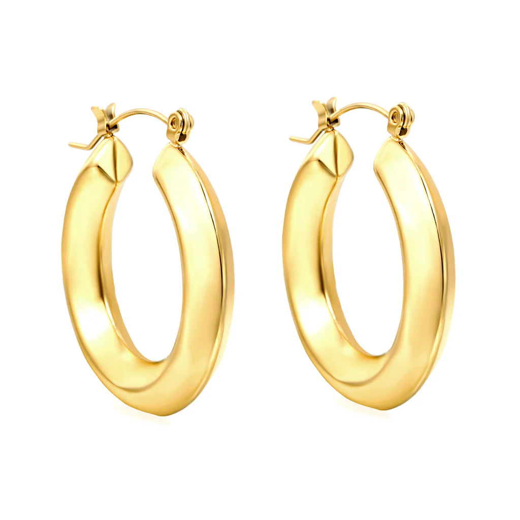 Classic Bold Hoop Earrings