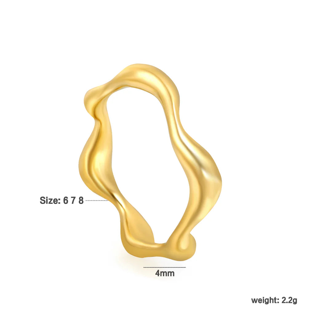 Organic Wave Ring
