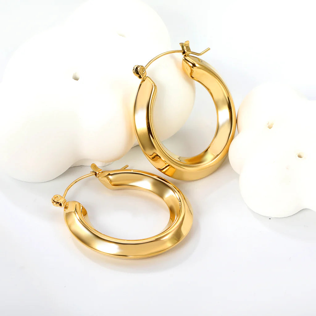 Classic Bold Hoop Earrings