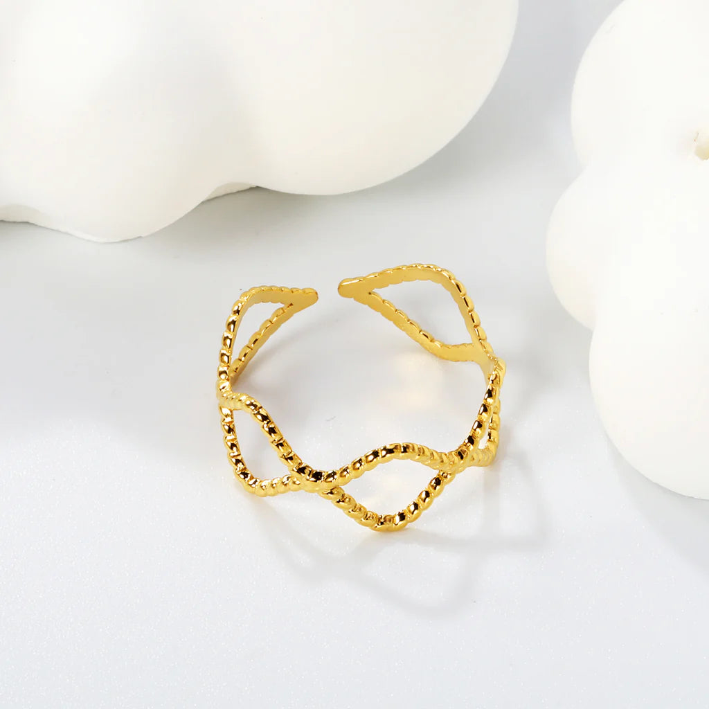 Geometric Openwork Ring
