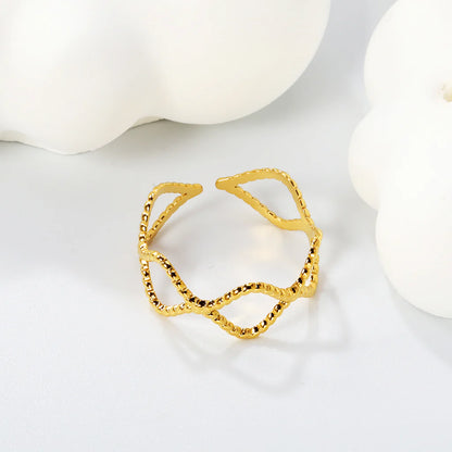 Geometric Openwork Ring