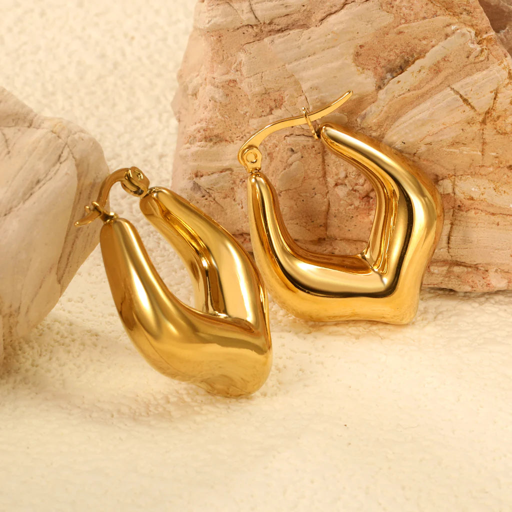 Sculpted Hoop Earrings