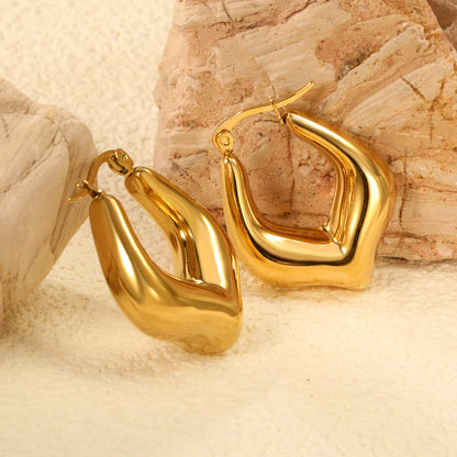 Sculpted Hoop Earrings