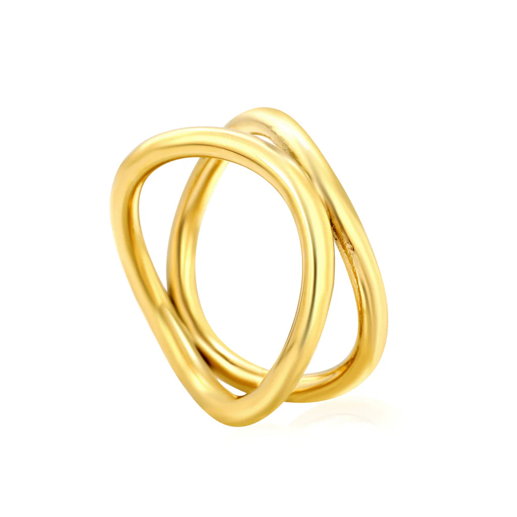 Modern Double Loop Ring