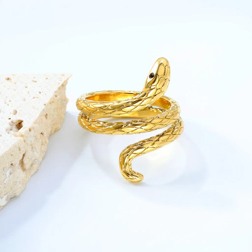 Serpent Coil Ring
