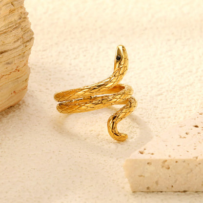 Serpent Coil Ring