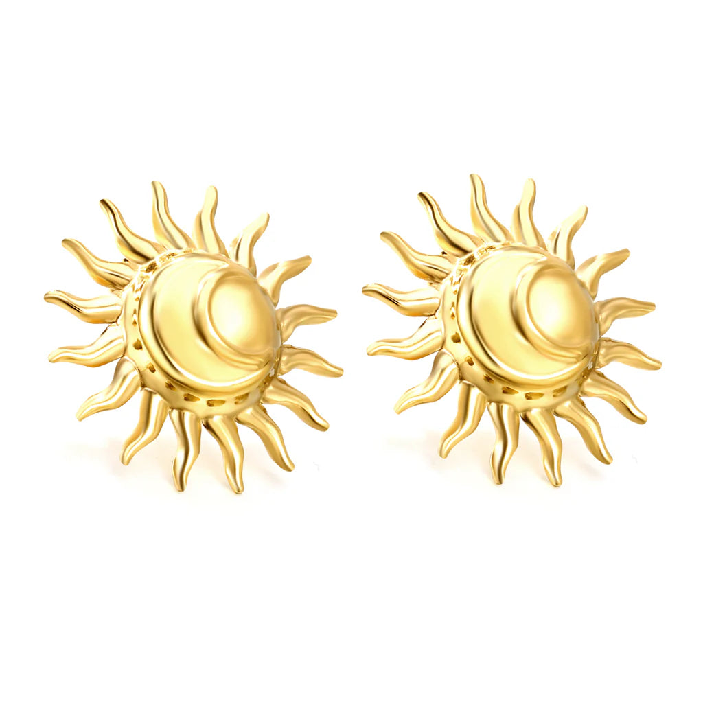 Sunburst Stud Earrings