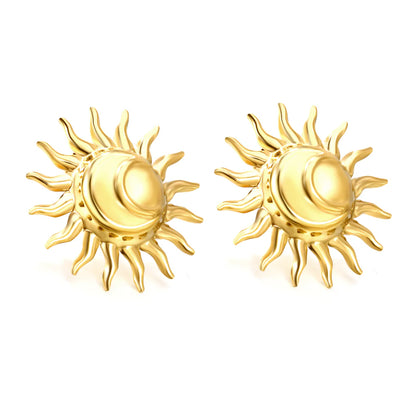 Sunburst Stud Earrings