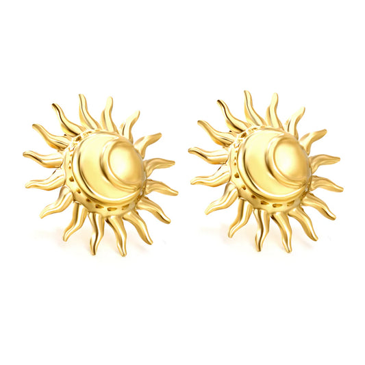 Sunburst Stud Earrings