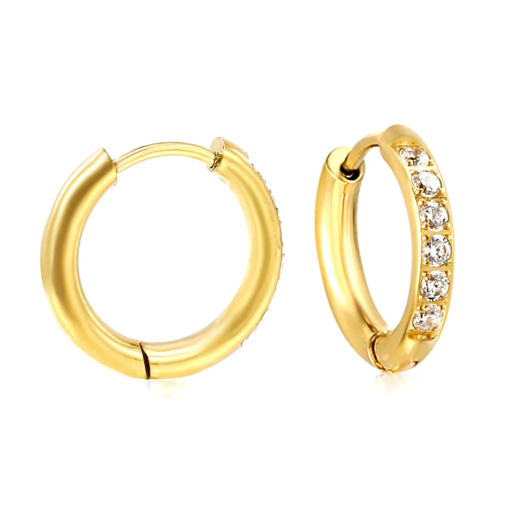 Crystal Hoop Earrings