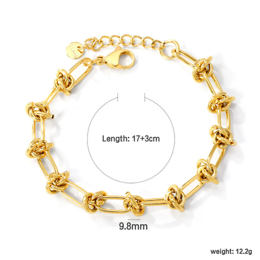 Knot Link Chain Bracelet