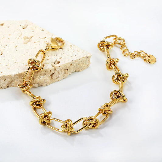 Knot Link Chain Bracelet