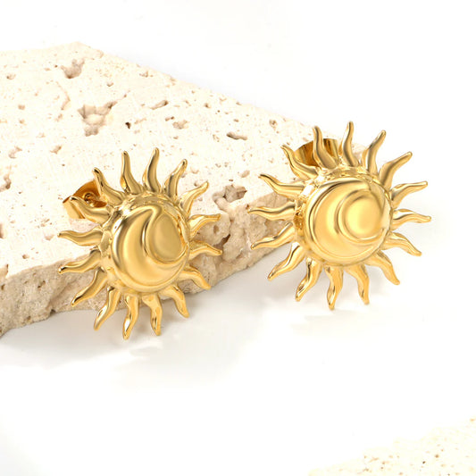 Sunburst Stud Earrings
