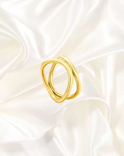 Modern Double Loop Ring
