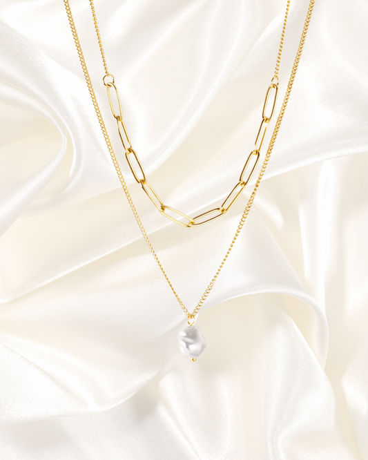 Marquise Halo Pendant Necklace