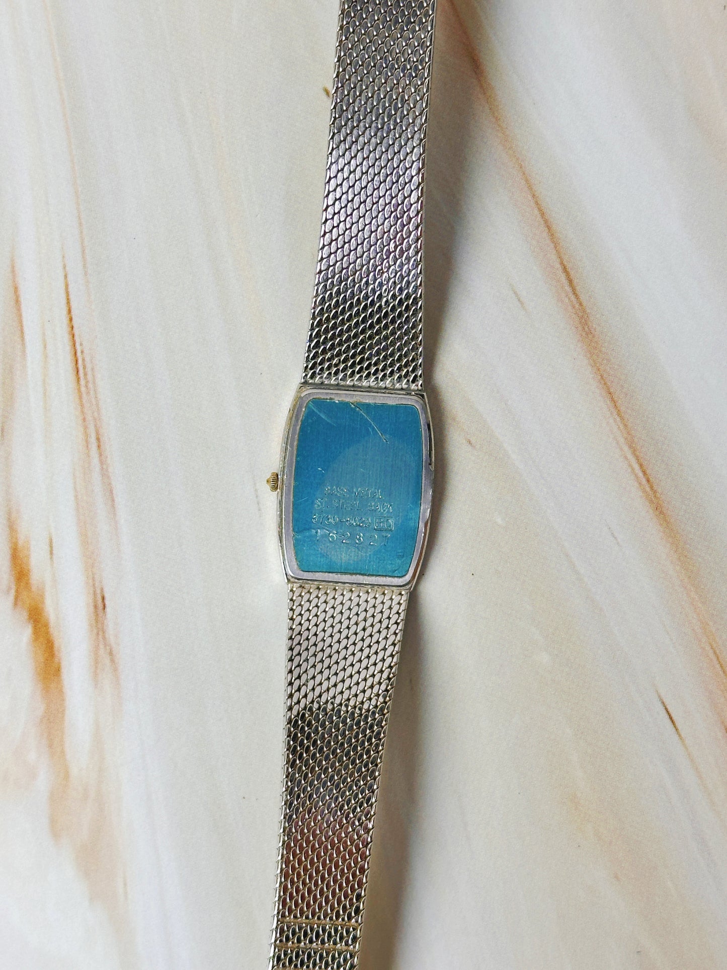 Seiko Lassale Tank Style Watch – Silver Tone Bracelet – Roman Numerals – Quartz
