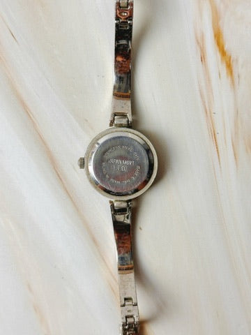 Vintage Women’s Bracelet Watch – Quartz – Ornate Silver Tone – Classic Design