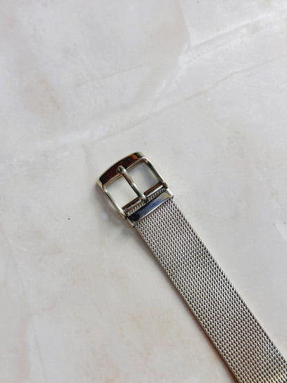 Gossip Quartz Watch – Mother of Pearl Dial with Two-Tone Mesh Bracelet (WR 30M)