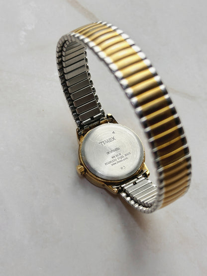 Timex Indiglo Women’s Watch – Two-Tone Expansion Band – Date – WR 30M