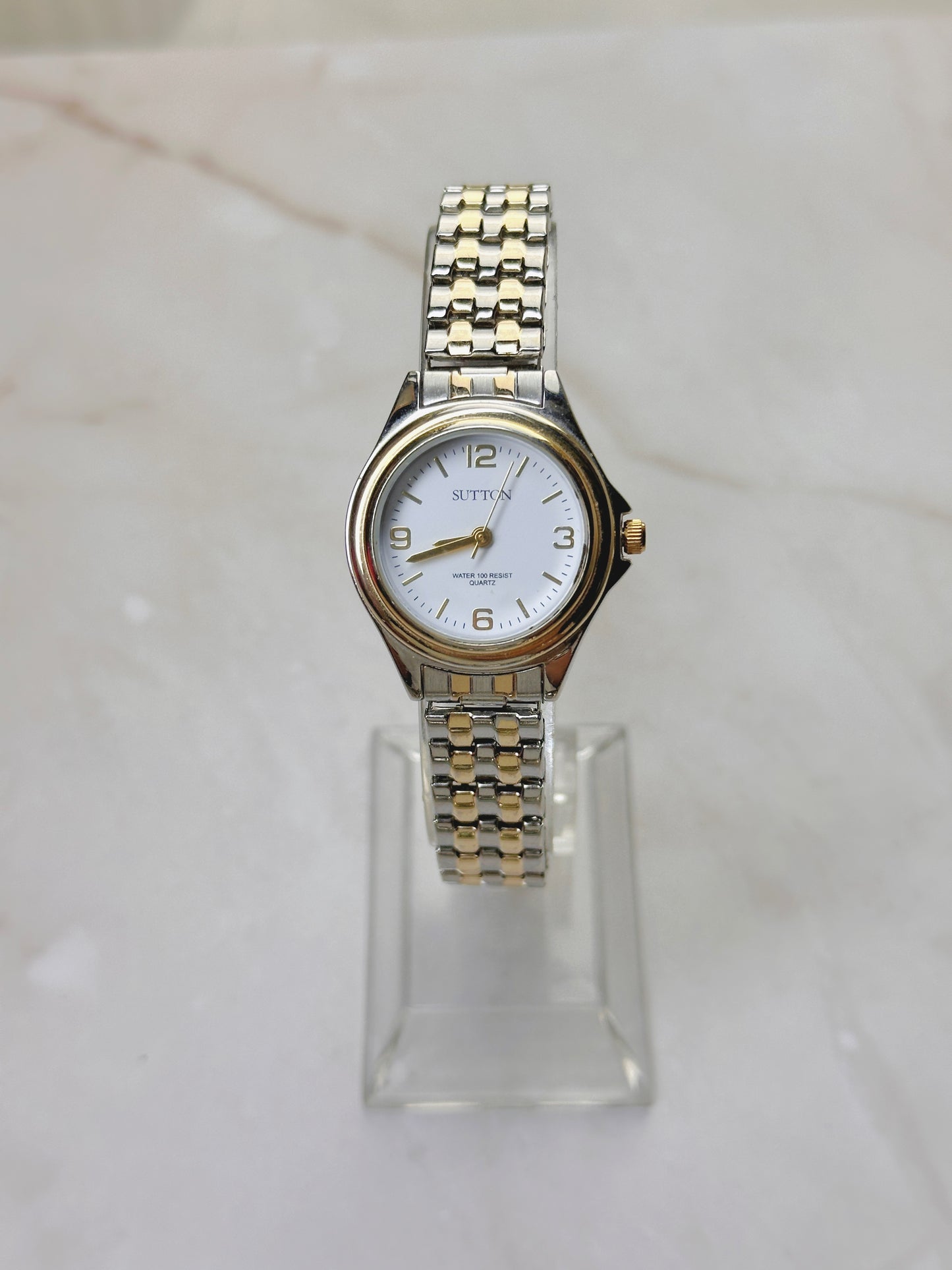 Sutton Women’s Two-Tone Watch – Water 100 Resist – Quartz – Classic Dress Style