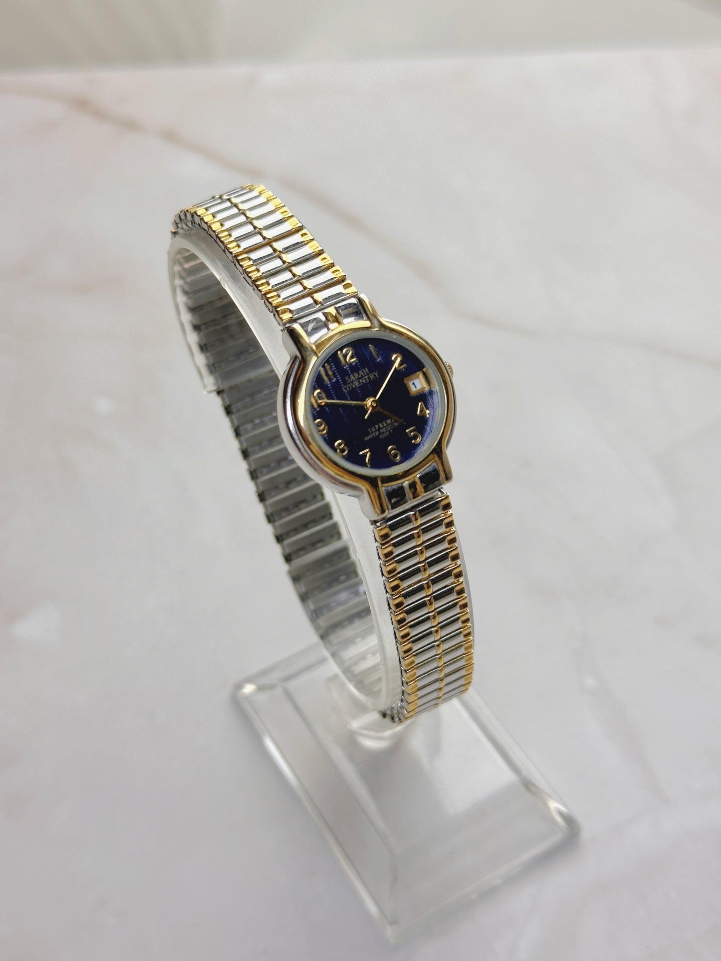 Sarah Coventry Supreme Women’s Watch – Blue Dial – Date – Water Resistant 100FT – Quartz