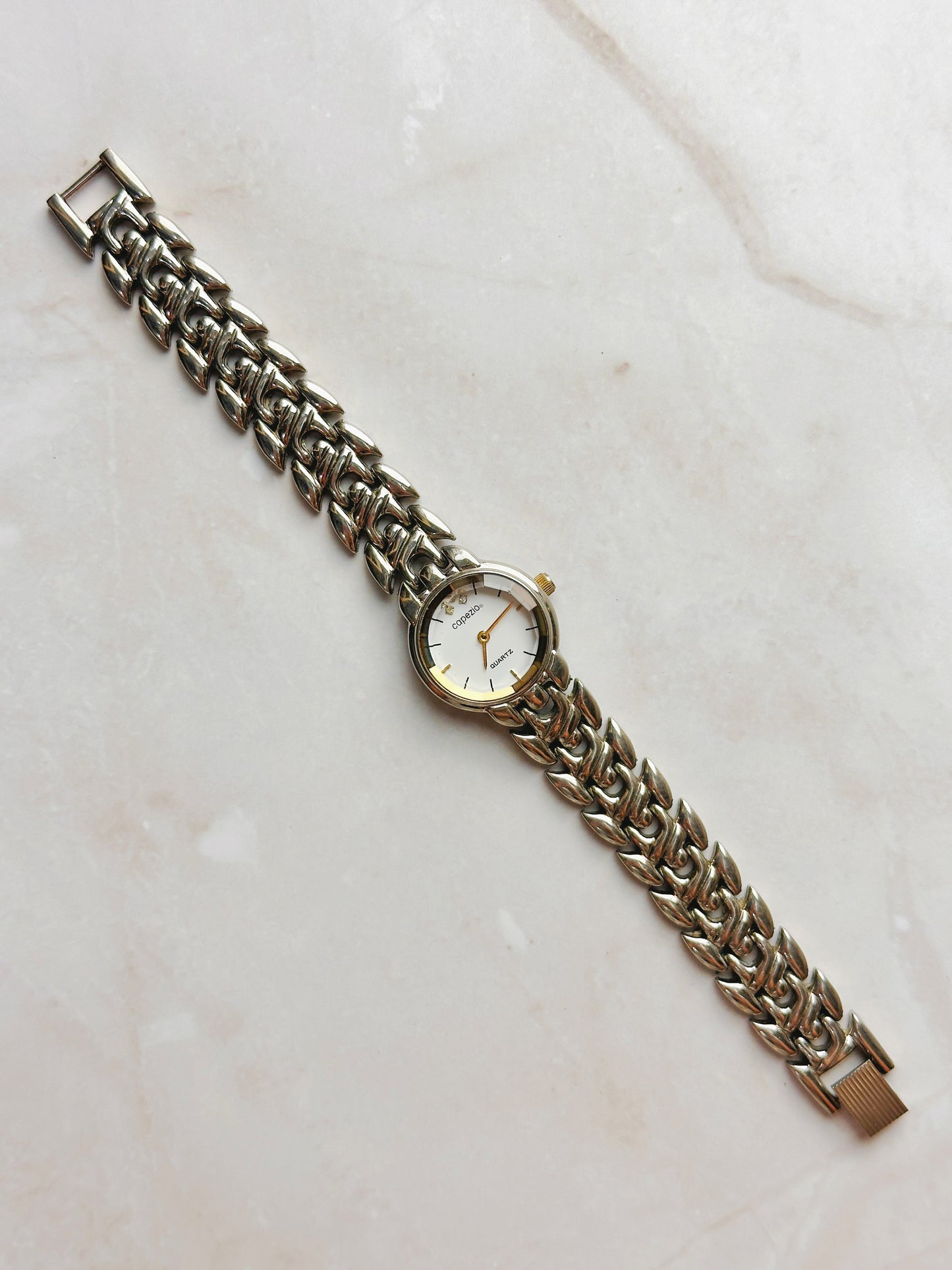 Capezio Women’s Bracelet Watch – Silver Tone – Quartz – Minimalist Dial