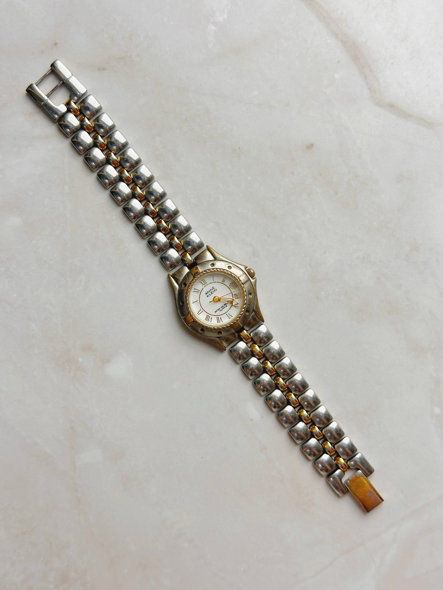 Anne Klein Women’s Watch – Two-Tone Bracelet – 100M Water Resistant – Quartz