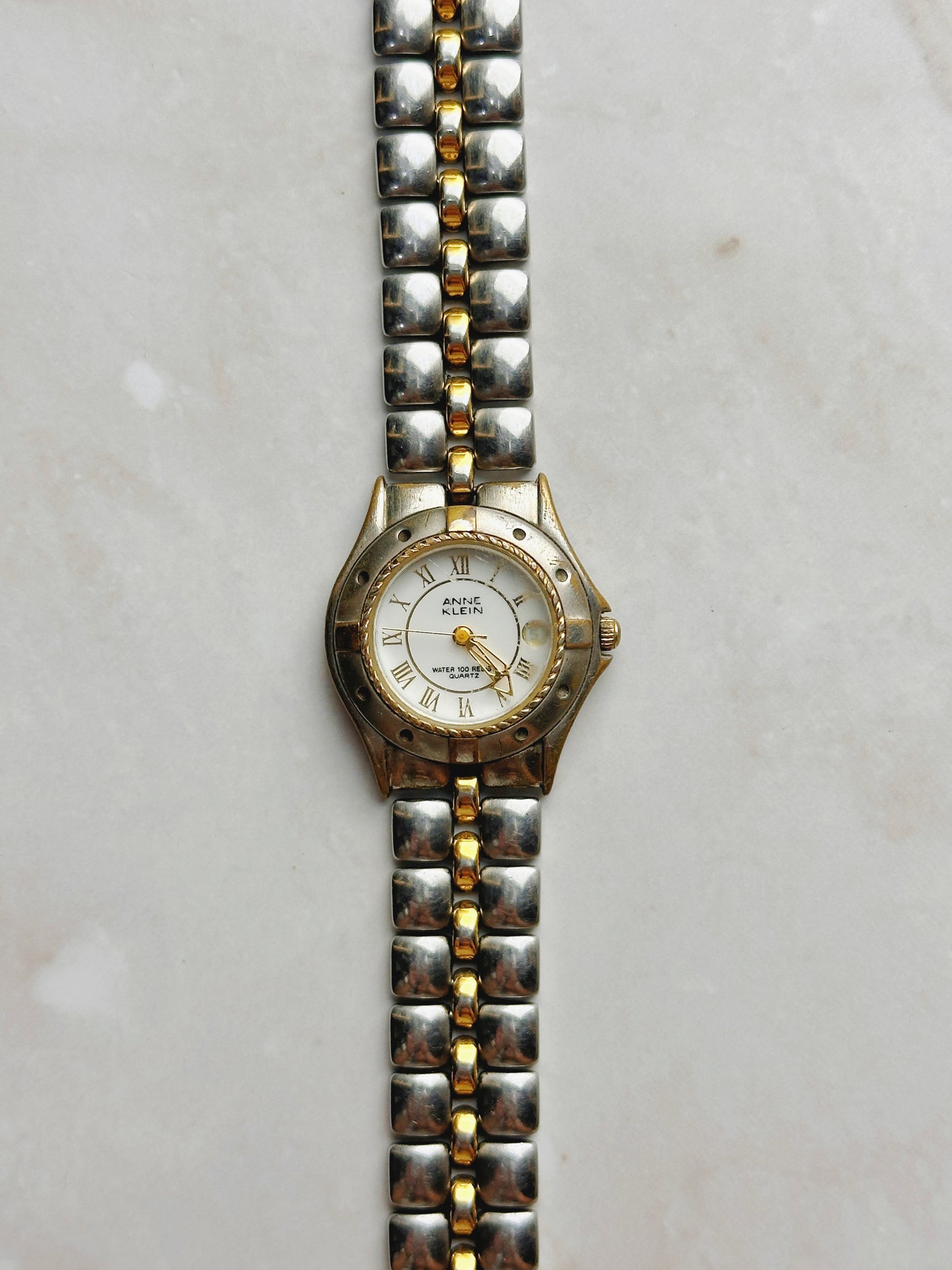 Anne Klein Women’s Watch – Two-Tone Bracelet – 100M Water Resistant – Quartz