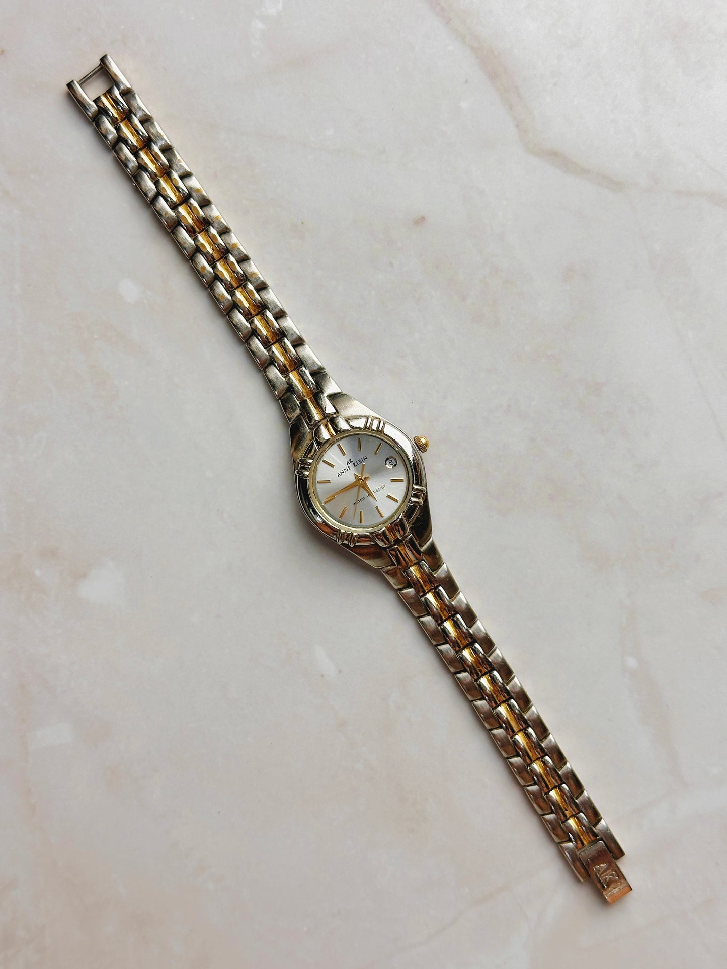 Anne Klein AK Women’s Watch – Two-Tone – Date Window – Water Resistant