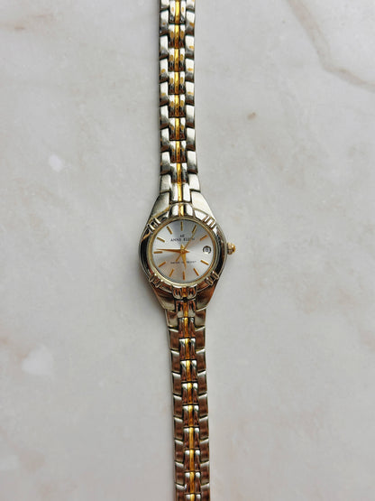 Anne Klein AK Women’s Watch – Two-Tone – Date Window – Water Resistant