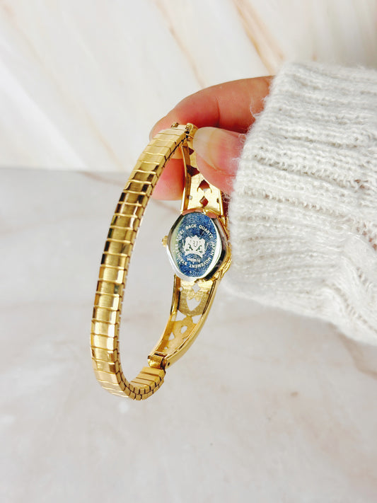 Versales Women’s Gold-Tone Filigree Bracelet Watch – Quartz – Vintage Ornate Heart Design