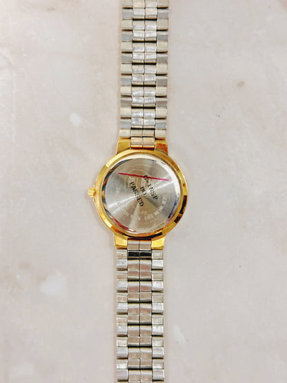 Bill Blass Women’s Gold-Tone Watch – Black Dial – Roman Numerals – Quartz Classic