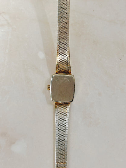 Gruen Precision Women’s Gold-Tone Watch – Crystal Bezel – Quartz – Classic Dress Style