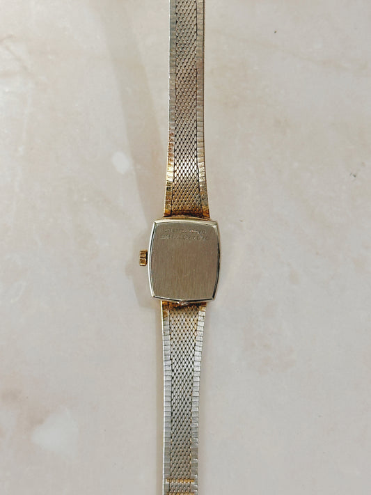 Gruen Precision Women’s Gold-Tone Watch – Crystal Bezel – Quartz – Classic Dress Style