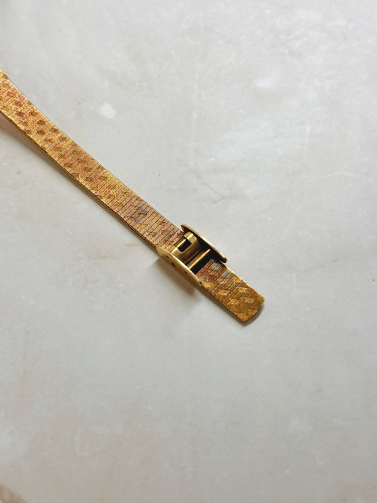 Timex Gold-Tone Ladies Watch – Oval Case – Champagne Dial – Quartz Classic