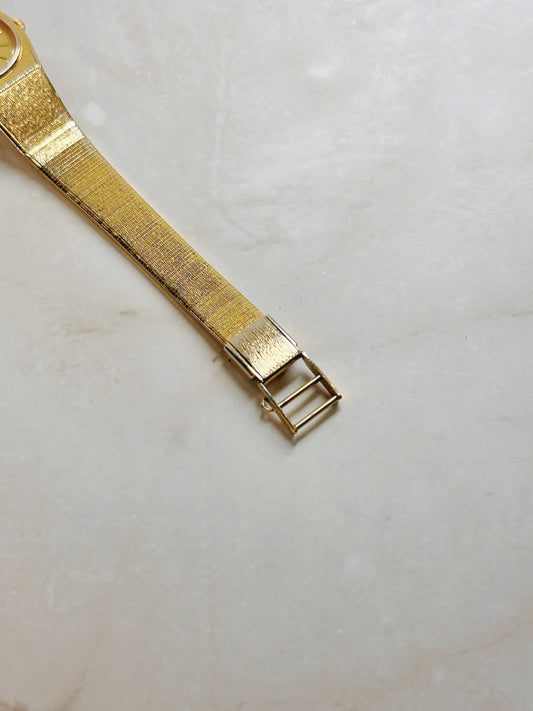 Seiko Gold-Tone Vintage Watch – Champagne Dial – Quartz – Slim Classic