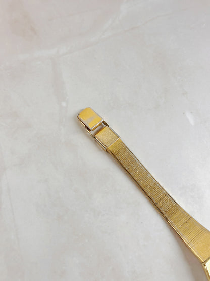 Seiko Gold-Tone Vintage Watch – Champagne Dial – Quartz – Slim Classic