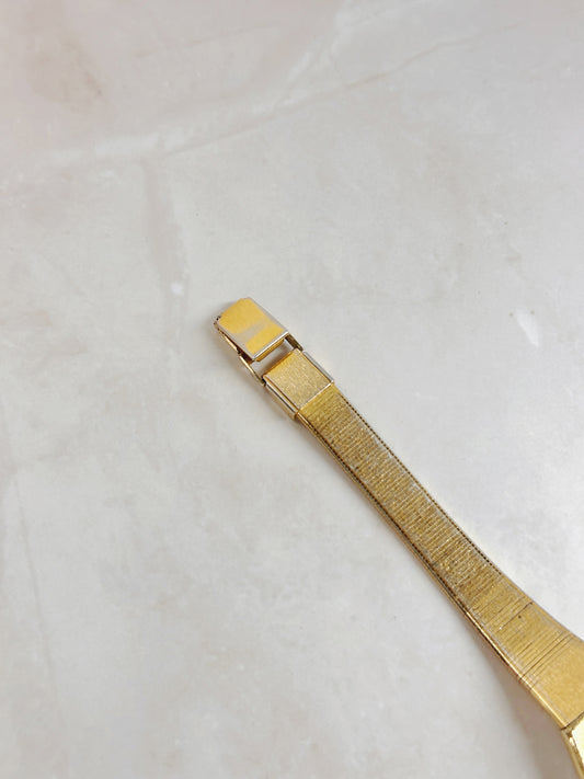 Seiko Gold-Tone Vintage Watch – Champagne Dial – Quartz – Slim Classic